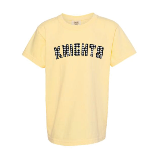The Gingham Knights Arch | Youth Butter Tee