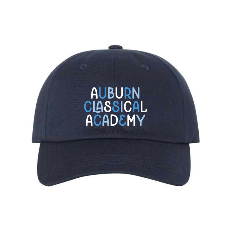 The Girly ACA Multi | Embroidered Navy Classic Dad Hat