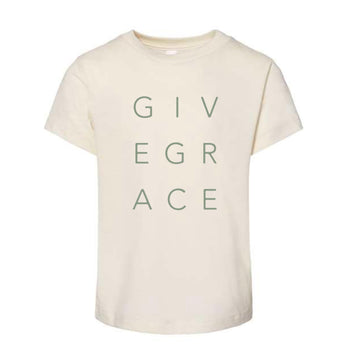 The Give Grace Original | Toddler Natural Tee