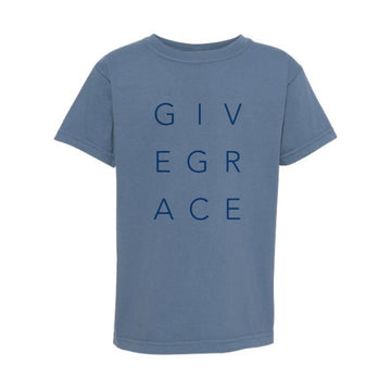 The Give Grace Original | Youth Blue Jean Tee