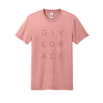 The Give Grace Original | Adult Cactus Rose Pink Tee