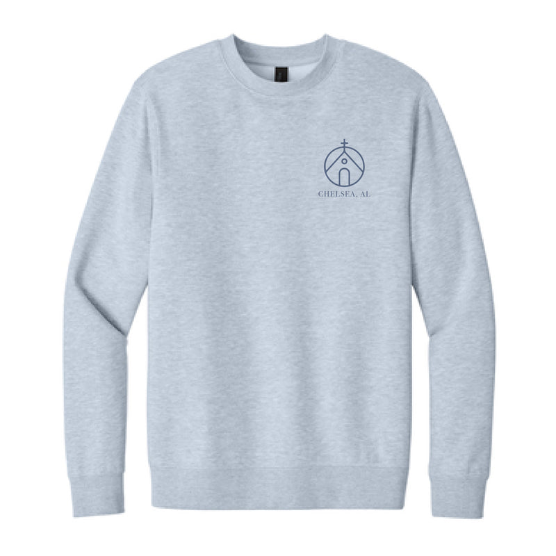 The Glorifying God | Adult Light Heather Grey Fleece Crew