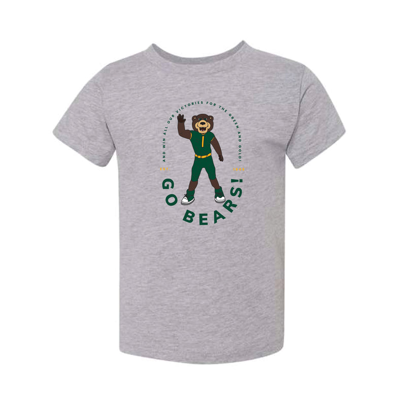 The Go Bears Bruiser | Toddler Athletic Heather Tee