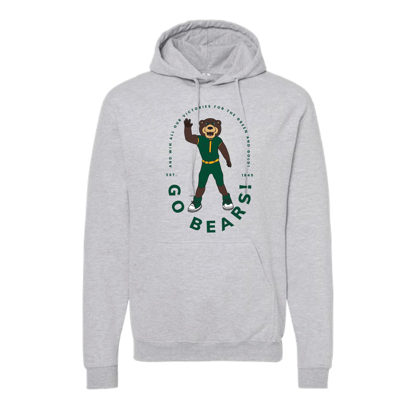 The Go Bears Bruiser | Heather Grey Hoodie