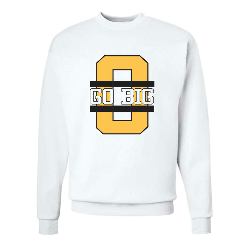 The Go Big O | White Sweatshirt