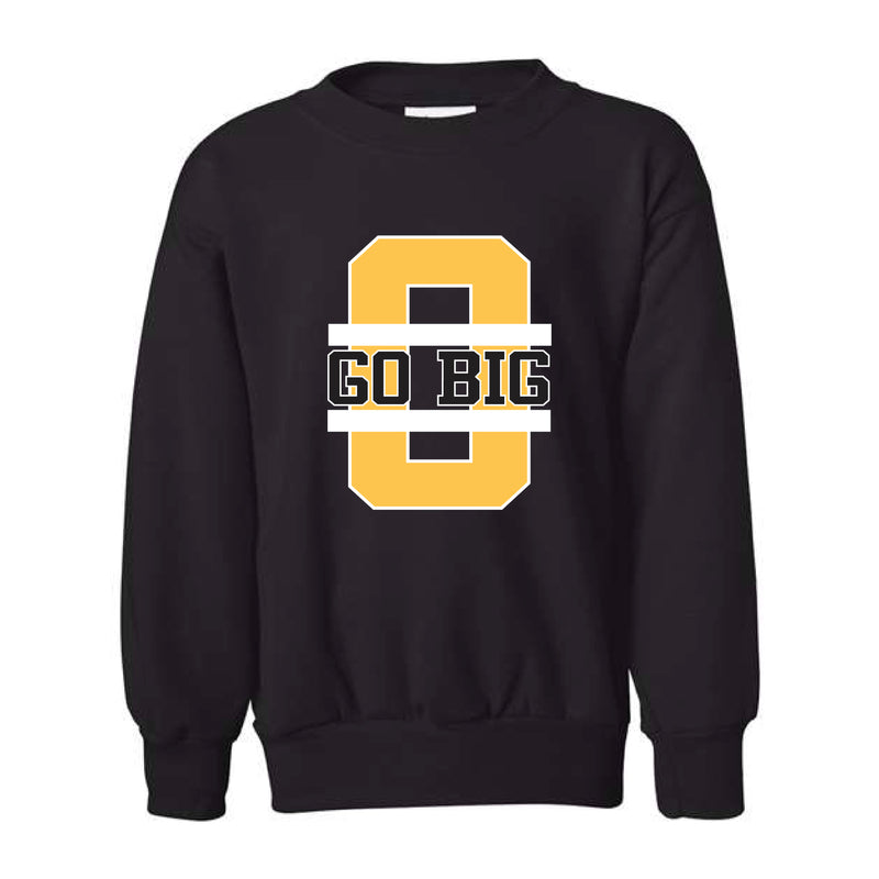 The Go Big O | Youth Black Sweatshirt