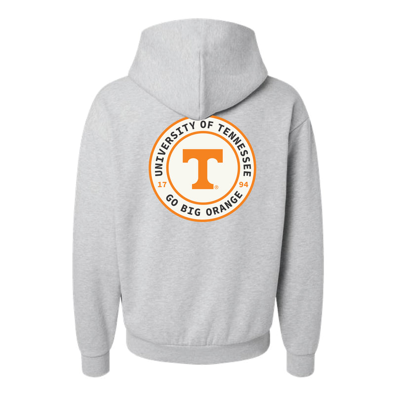 The Go Big Orange Patch | Grey Heather Hoodie