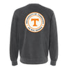 The Go Big Orange Patch | Pigment Black Sweatshirt