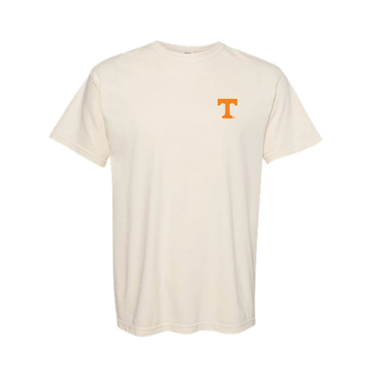 The Go Big Orange Patch | Ivory Tee