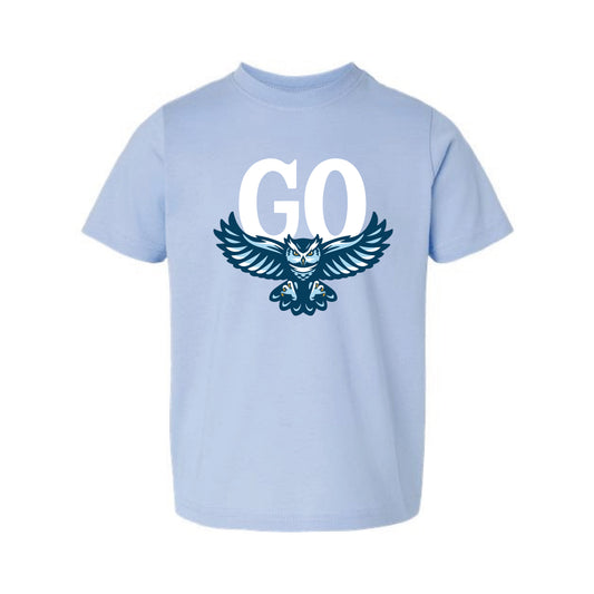 The Go Eagles | Toddler Light Blue Tee
