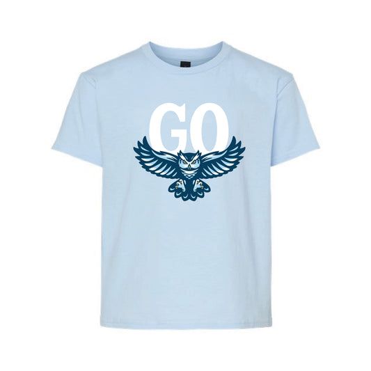 The Go Eagles | Youth Light Blue Tee