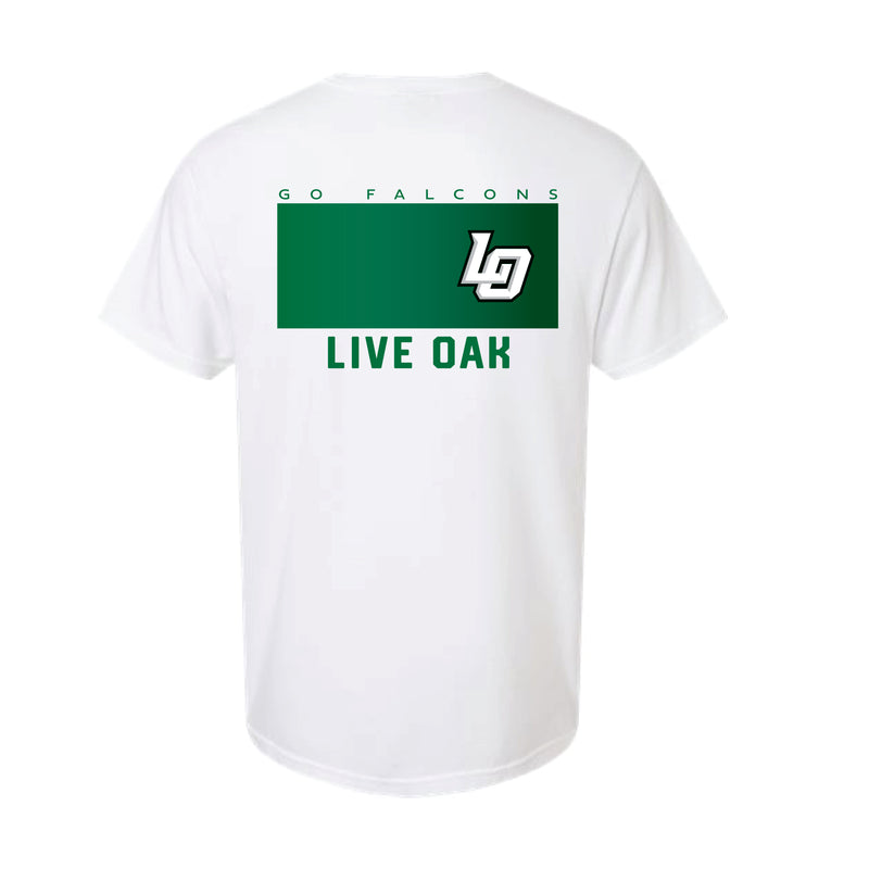 The Go Falcons | White Adult Tee