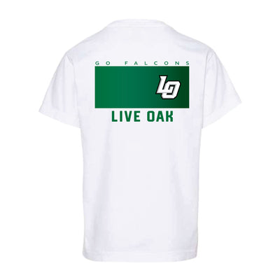 The Go Falcons | White Youth Tee