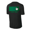 The Go Falcons | Adult Black Performance Tee