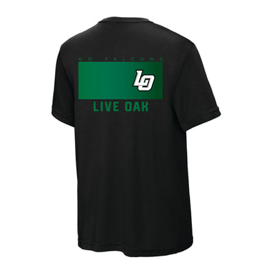 The Go Falcons | Youth Black Performance Tee