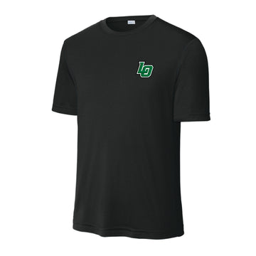 The Go Falcons | Adult Black Performance Tee