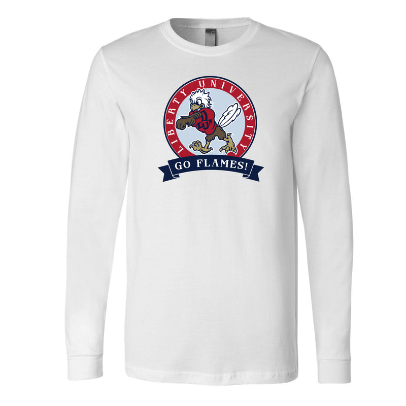 The Go Flames Banner | White Long Sleeve