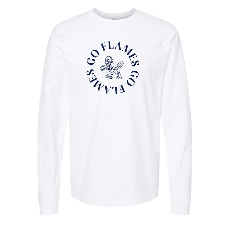 The Go Flames Curve | White Long Sleeve