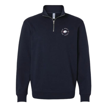 The Go Jags! | Adult Embroidered Classic Navy Quarter-Zip Pullover