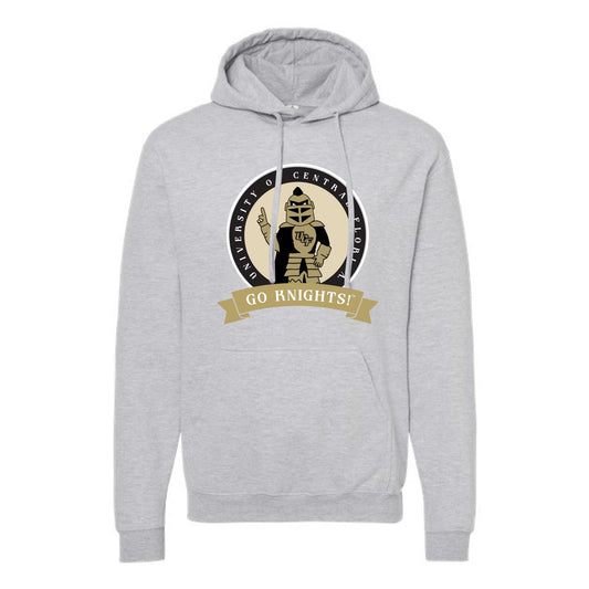 The Go Knights Banner | Heather Grey Hoodie