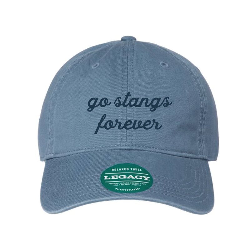 The Go Stangs Forever Embroidered | Lake Blue Legacy Dad Hat