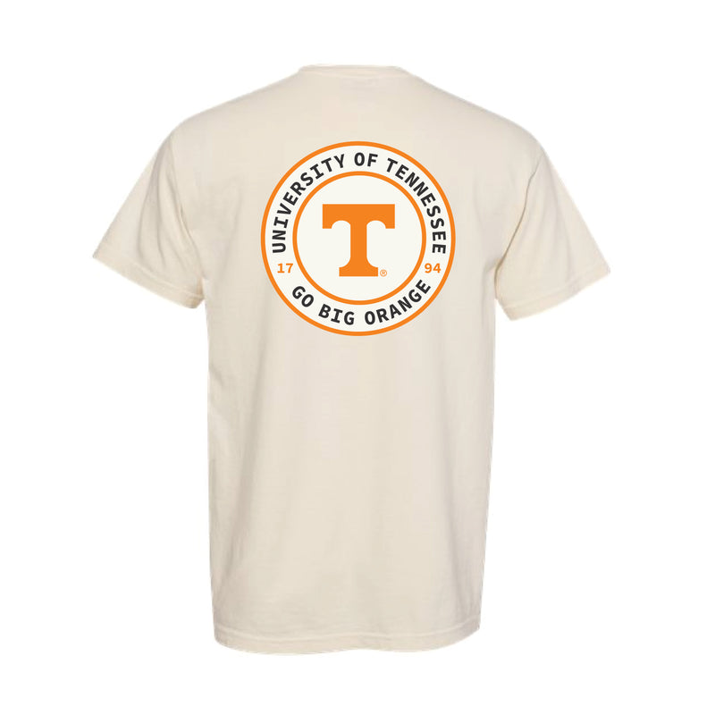 The Go Big Orange Patch | Ivory Tee