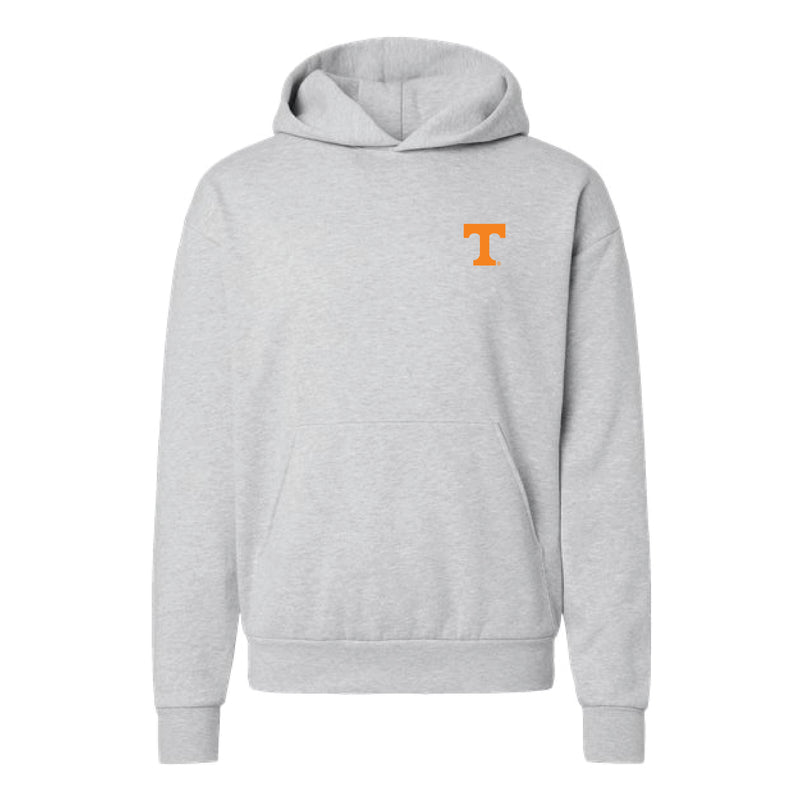 The Go Big Orange Patch | Grey Heather Hoodie