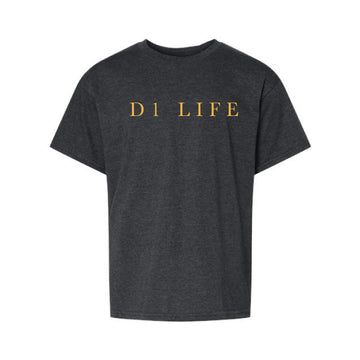 The D1 Serif | Youth Pitch Black Mist Tee
