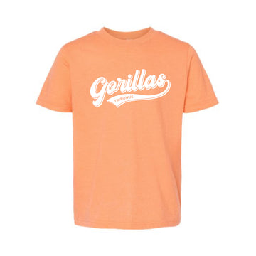 The Gorilla Script | Heather Cantaloupe Oversized Youth Tee