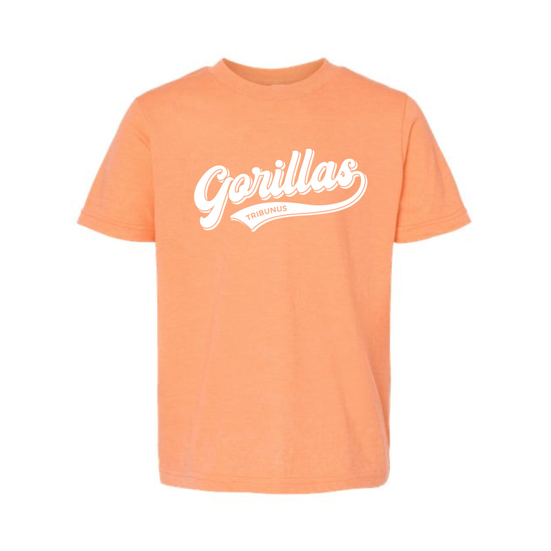 The Gorilla Script | Heather Cantaloupe Oversized Youth Tee