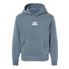The Grace Upon Grace | Youth 3D Puff Pigment Slate Blue Hooded Sweatshirt