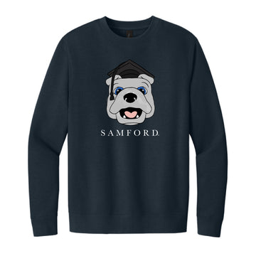 The Graduation Spike Head | Navy Sweatshirt