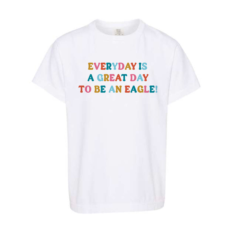 The Great Day To Be An Eagle | Youth White Tee