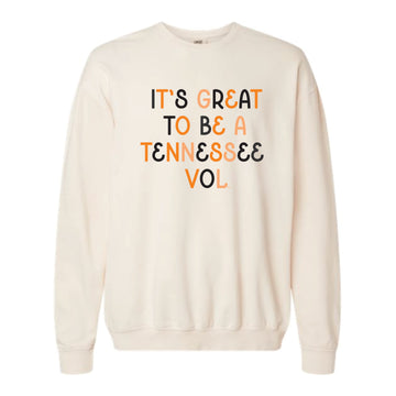 The Great to be a Tennessee Vol Multi | Ivory Sweatshirt