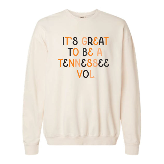 The Great to be a Tennessee Vol Multi | Ivory Sweatshirt