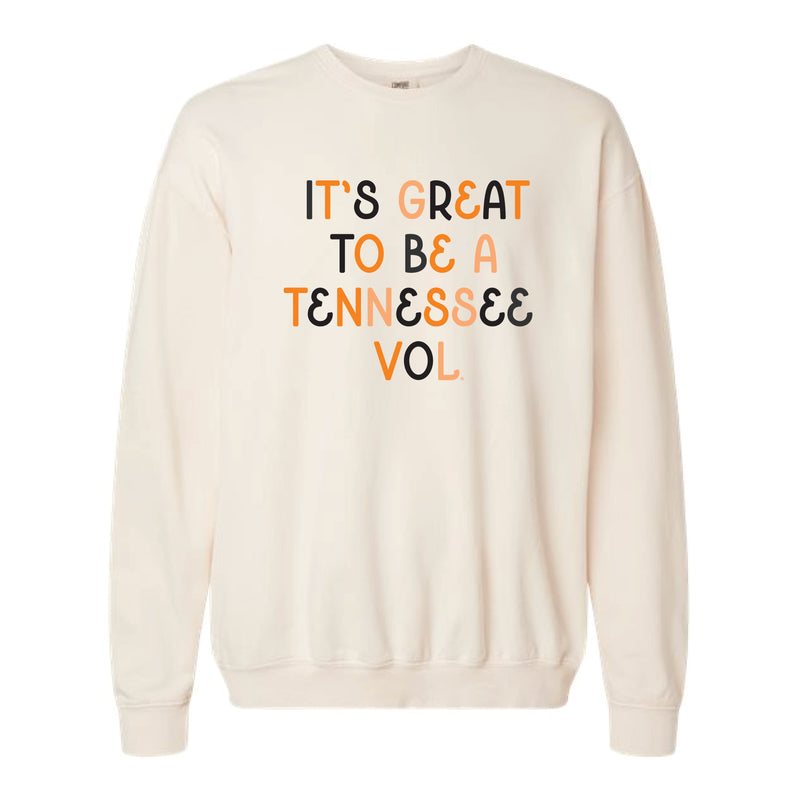 The Great to be a Tennessee Vol Multi | Ivory Sweatshirt
