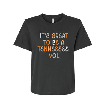 The Great to be a Tennessee Vol Multi | Dark Grey Tee
