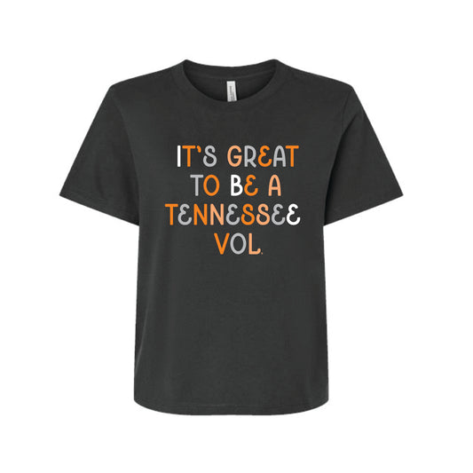 The Great to be a Tennessee Vol Multi | Dark Grey Tee