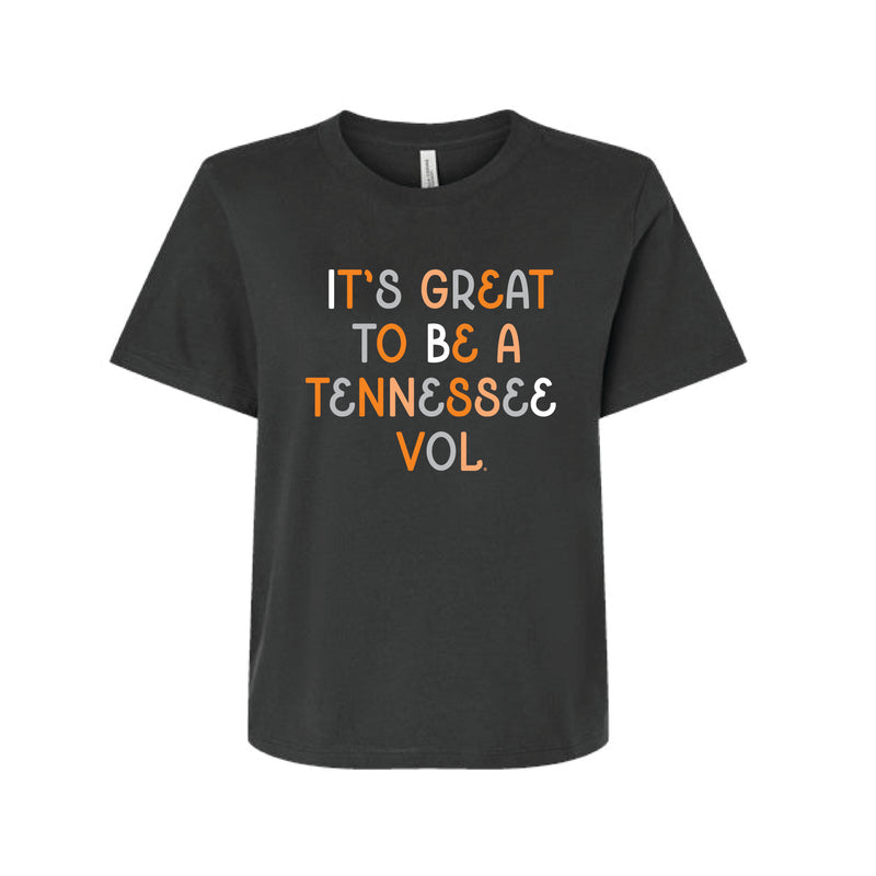 The Great to be a Tennessee Vol Multi | Dark Grey Tee