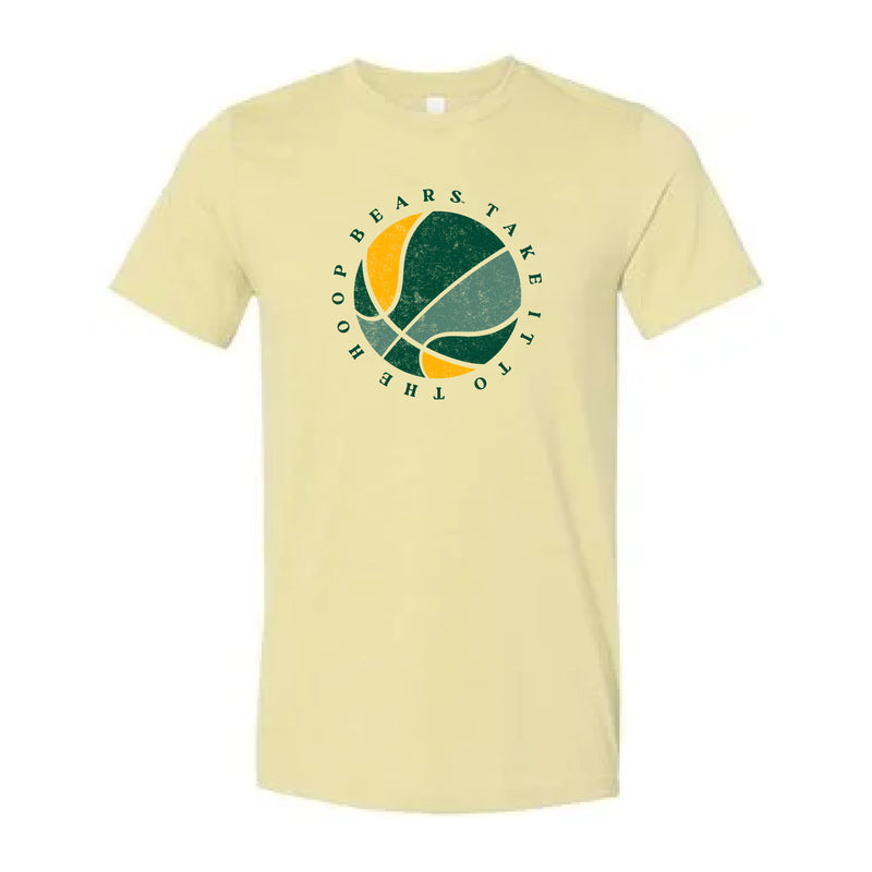 The Green & Gold Basketball | Heather French Vanilla Tee