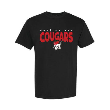 The Groovy Cougars | Adult Black Tee