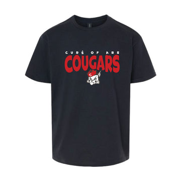 The Groovy Cougars | Youth Black Tee