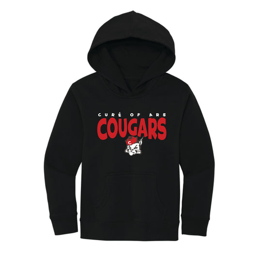 The Groovy Cougars | Youth Black Hoodie