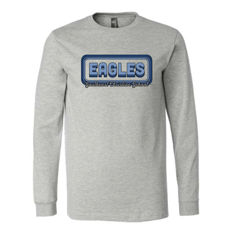 The Groovy Eagles | Adult Athletic Heather Long Sleeve Tee