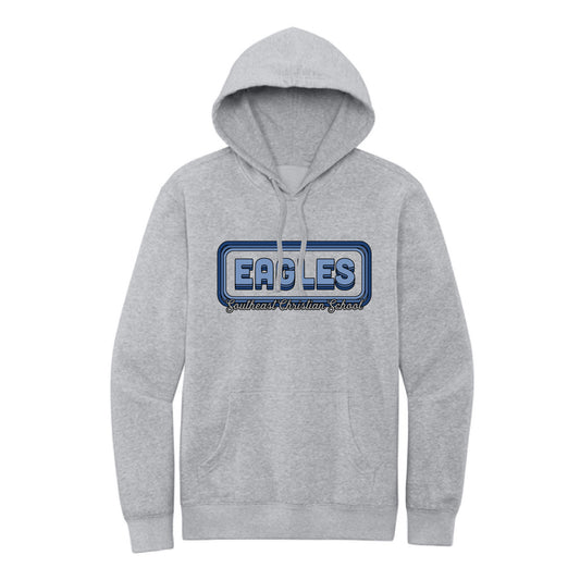 The Groovy Eagles | Adult Light Heather Grey Hoodie