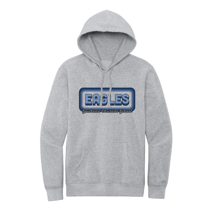 The Groovy Eagles | Adult Light Heather Grey Hoodie