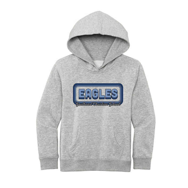 The Groovy Eagles | Youth Light Heather Grey Hoodie