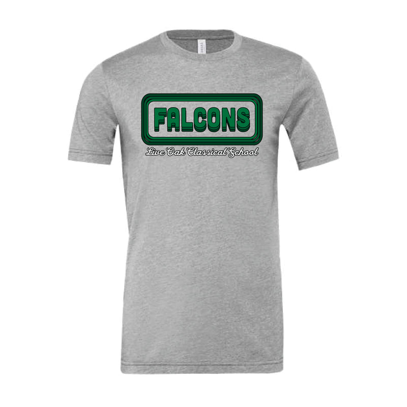The Groovy Falcons | Adult Athletic Heather Tee