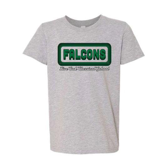 The Groovy Falcons | Youth Athletic Heather Tee