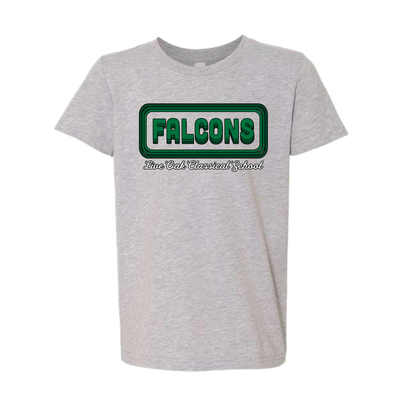 The Groovy Falcons | Youth Athletic Heather Tee